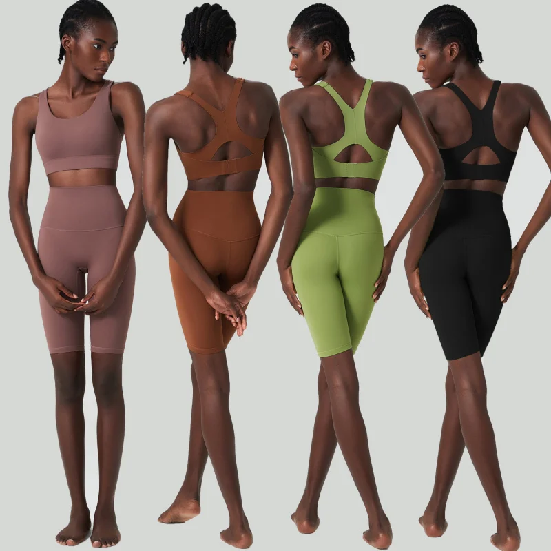 FUBEIKE Women's Tracksuit Yoga Suit Plus Size Sports Outfit For Woman Solid Color Fitness Running Shorts Sportswear Woman Gym
FUBEIKE Women's Tracksuit Yoga Suit Plus Size Sports Outfit For Woman Solid Color Fitness Running Shorts Sportswear Woman Gym