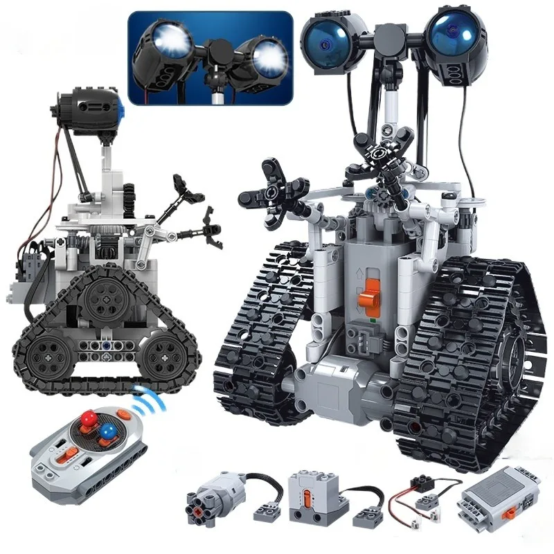 Creative Remote Control Electric Intelligent Robot Building Blocks High-tech MOC RC Robot Bricks Toys For Children 7112
Creative Remote Control Electric Intelligent Robot Building Blocks High-tech MOC RC Robot Bricks Toys For Children 7112