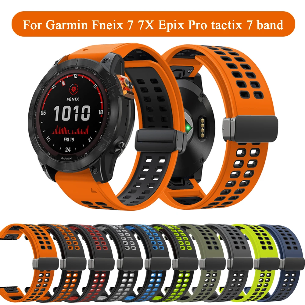 Спортивный силиконовый D-образный ремешок 22/26 мм для Garmin Fenix 7 6 7X Epix Pro Qucikfit, браслет для Garmin Forerunner 965 945 LTE band
Спортивный силиконовый D-образный ремешок 22/26 мм для Garmin Fenix 7 6 7X Epix Pro Qucikfit, браслет для Garmin Forerunner 965 945 LTE band