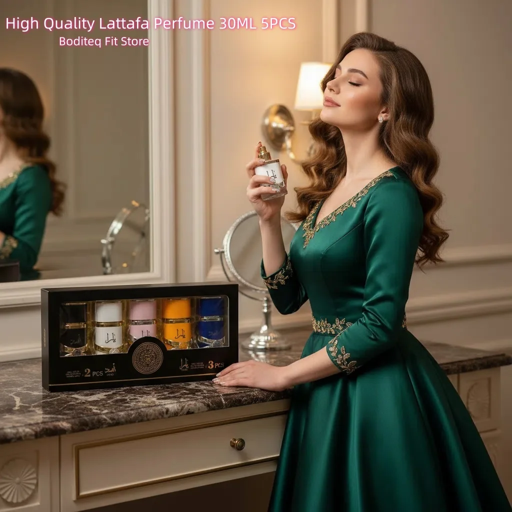 Высококачественные духи Lattafa, 30 мл, 5 шт., набор парфюмерных спреев, арабские духи, стойкая легкая коллекция ароматизаторов с феромонами
Высококачественные духи Lattafa, 30 мл, 5 шт., набор парфюмерных спреев, арабские духи, стойкая легкая коллекция ароматизаторов с феромонами