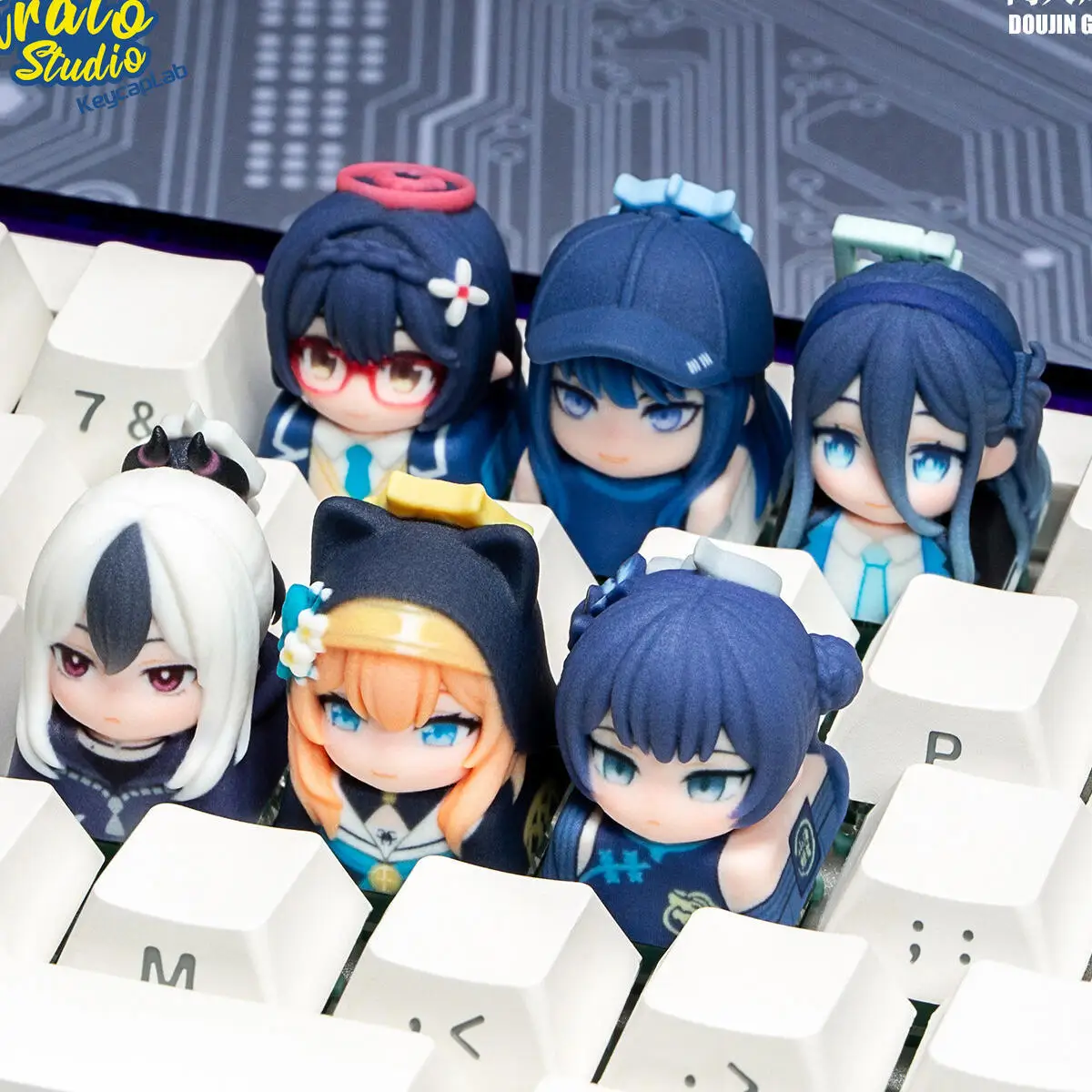 Diy Self Made Blue Archive Cute Mechanical Keyboard Keycaps Cross-Axis Mechanical Keyboard Pc Personalized Keycaps Gift Toy
Diy Self Made Blue Archive Cute Mechanical Keyboard Keycaps Cross-Axis Mechanical Keyboard Pc Personalized Keycaps Gift Toy