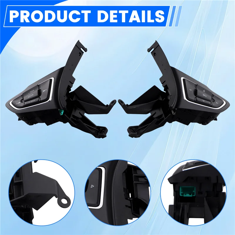 Car Steering Wheel Volume Adjustment Multifunction Button GJ5T-14K147BA GJ5T-14K147AA For Ford Kuga 2017-2020 Focus
Car Steering Wheel Volume Adjustment Multifunction Button GJ5T-14K147BA GJ5T-14K147AA For Ford Kuga 2017-2020 Focus