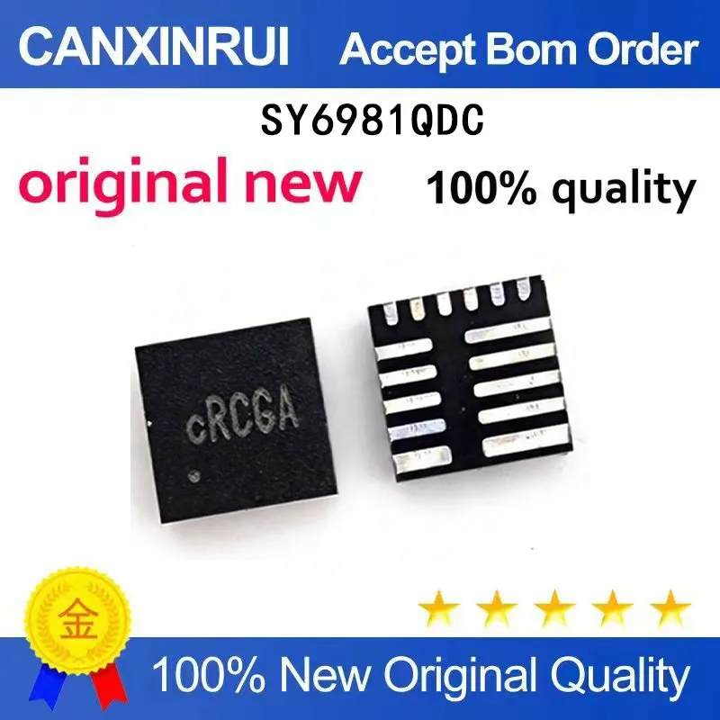 (5-100 pieces)New SY6981QDC QFN3 * 3-16 silk screen cR battery management chip IC in stock
(5-100 pieces)New SY6981QDC QFN3 * 3-16 silk screen cR battery management chip IC in stock