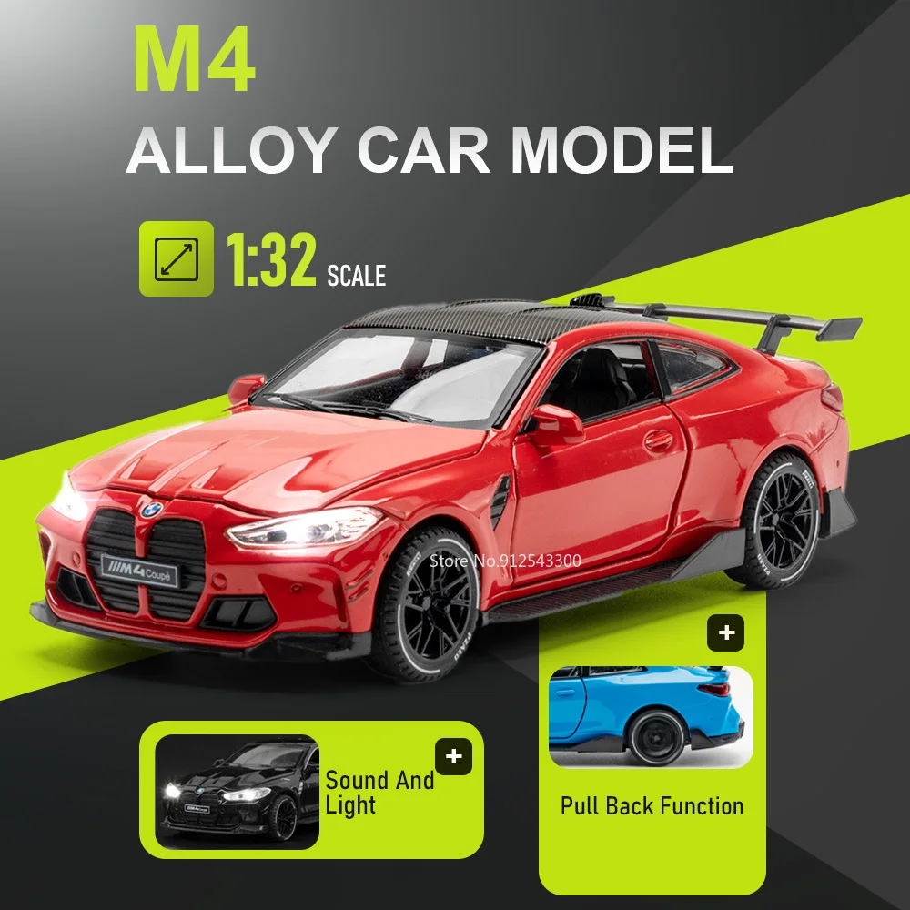1:32 M4 Track Version Car Model Toy Doors Opened Sound Light Cars Pull Back Alloy Body Miniature Models for Boys Birthday Gift
1:32 M4 Track Version Car Model Toy Doors Opened Sound Light Cars Pull Back Alloy Body Miniature Models for Boys Birthday Gift