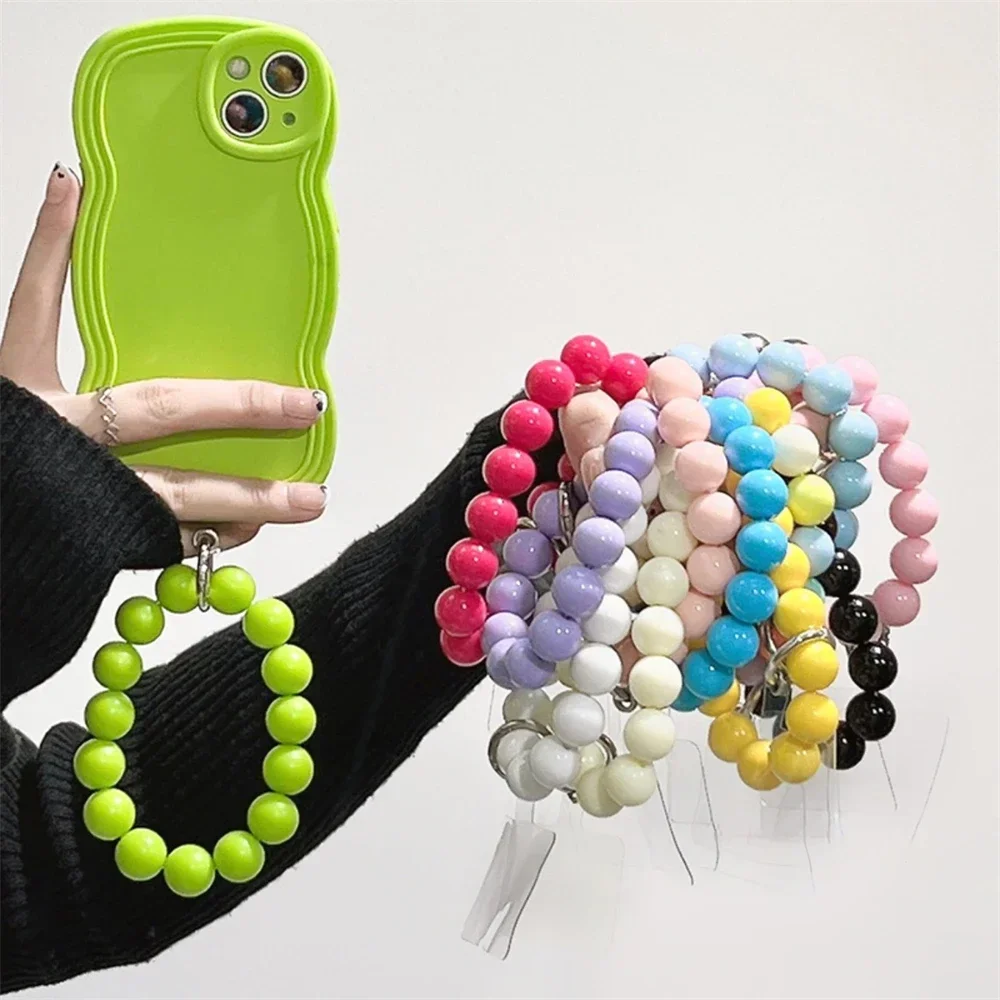 Korean Cute Candy Acrylic Beaded Phone Chain Lanyard For iPhone Women Girl Anti Lost Phone Case Strap Charm Jewelry Accessories
Korean Cute Candy Acrylic Beaded Phone Chain Lanyard For iPhone Women Girl Anti Lost Phone Case Strap Charm Jewelry Accessories