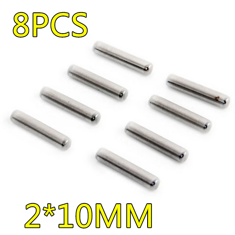 8pcs Steel 2x10 mm Axle cross Pins Wheel Hex fit 1:10 Tamiya TRAXXAS AXIAL HPI HBX For RC Model Cars HSP 08027
8pcs Steel 2x10 mm Axle cross Pins Wheel Hex fit 1:10 Tamiya TRAXXAS AXIAL HPI HBX For RC Model Cars HSP 08027