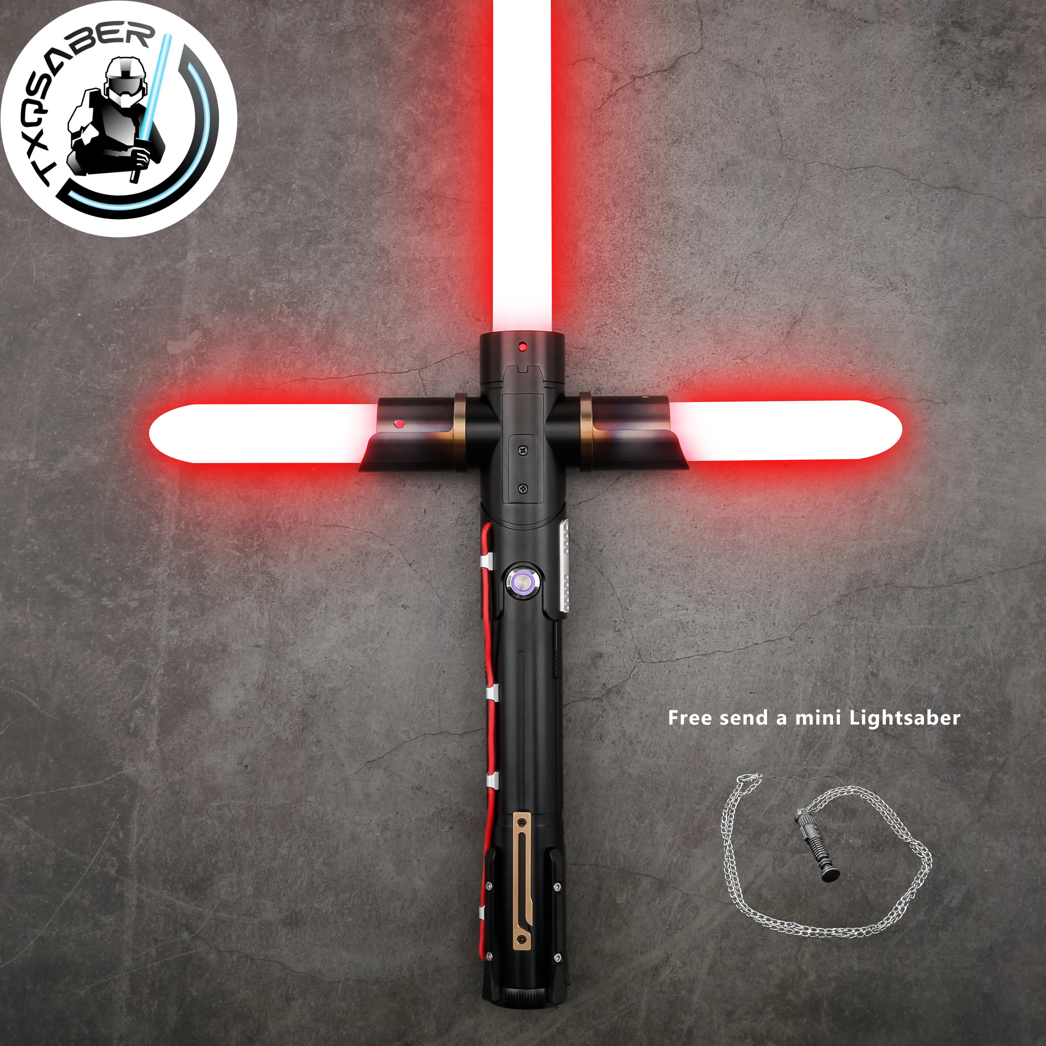 TXQSABER Lightsaber Kylo Ren SE Smooth Swing Blaster FOC Laser Sword Jedi Metal Handle Design Lightsaber for Adult Cosplay Toys
TXQSABER Lightsaber Kylo Ren SE Smooth Swing Blaster FOC Laser Sword Jedi Metal Handle Design Lightsaber for Adult Cosplay Toys