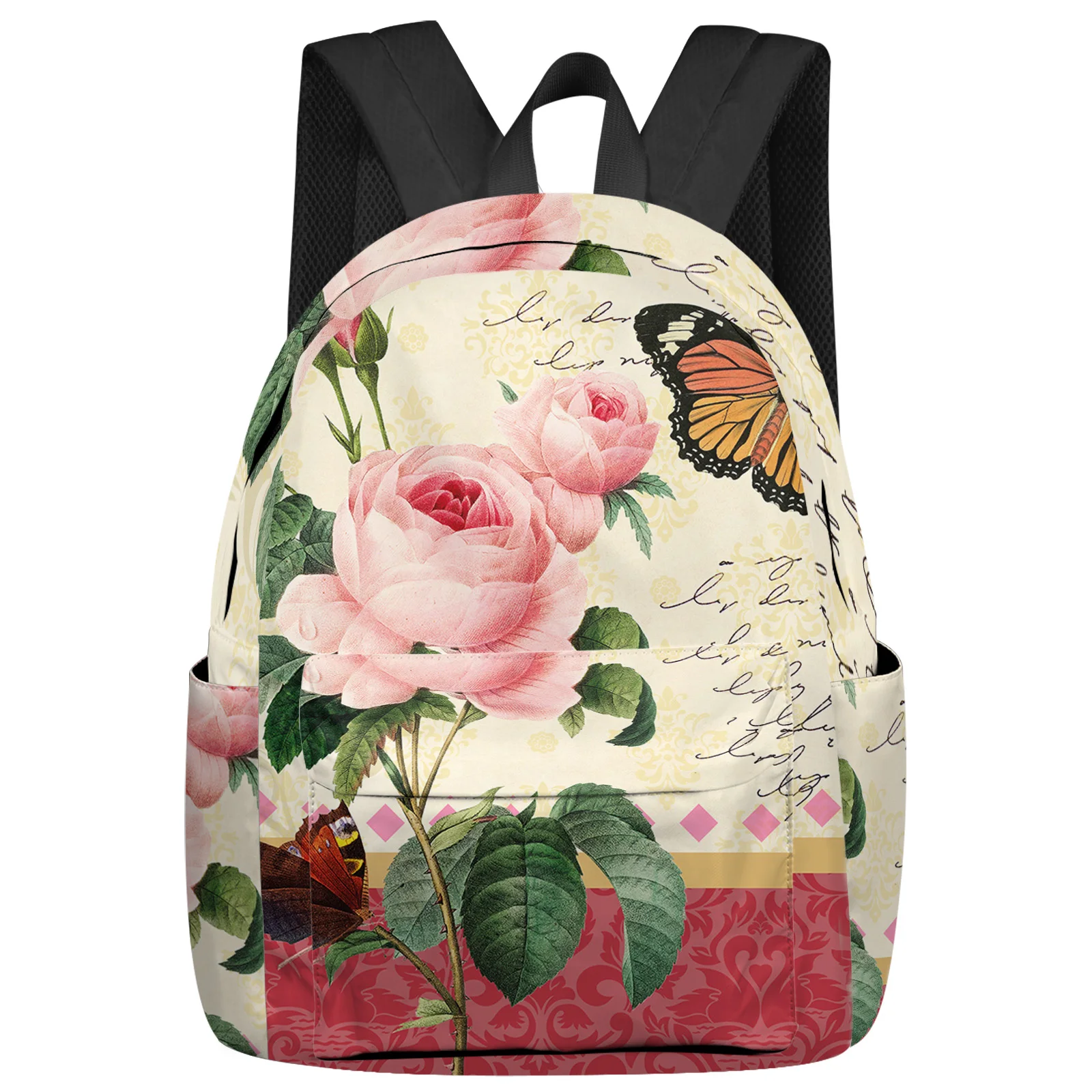Vintage Plant Flower Butterfly Pink Fashion Women Backpack Girl Travel Book Bags Laptop Backpacks Travel Rucksack Schoolbag
Vintage Plant Flower Butterfly Pink Fashion Women Backpack Girl Travel Book Bags Laptop Backpacks Travel Rucksack Schoolbag