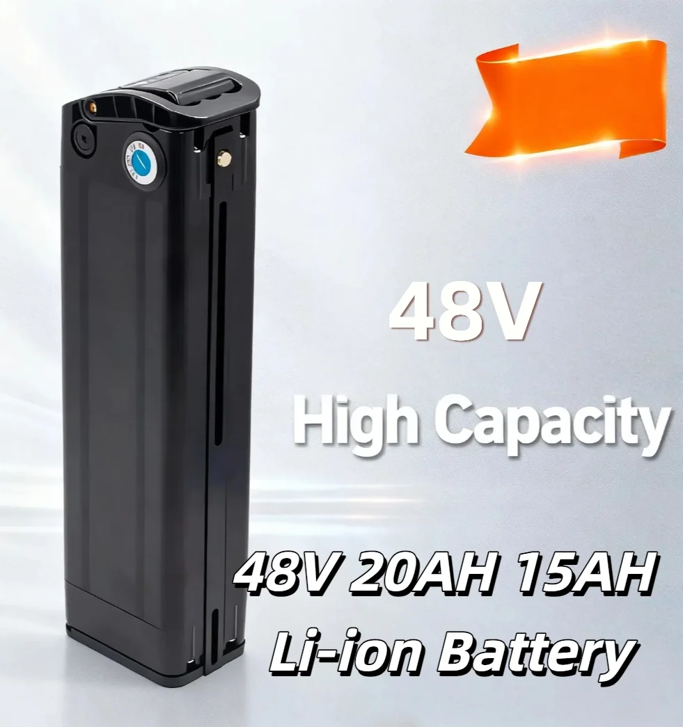 48V 20AH 15AH Li-ion Battery (18650) with 54.6V 2A Charger for BURCHDA R8S Pro& JINGHMA R8 Pro,Compatible with 250W-1000W Motors 
48V 20AH 15AH Li-ion Battery (18650) with 54.6V 2A Charger for BURCHDA R8S Pro& JINGHMA R8 Pro,Compatible with 250W-1000W Motors