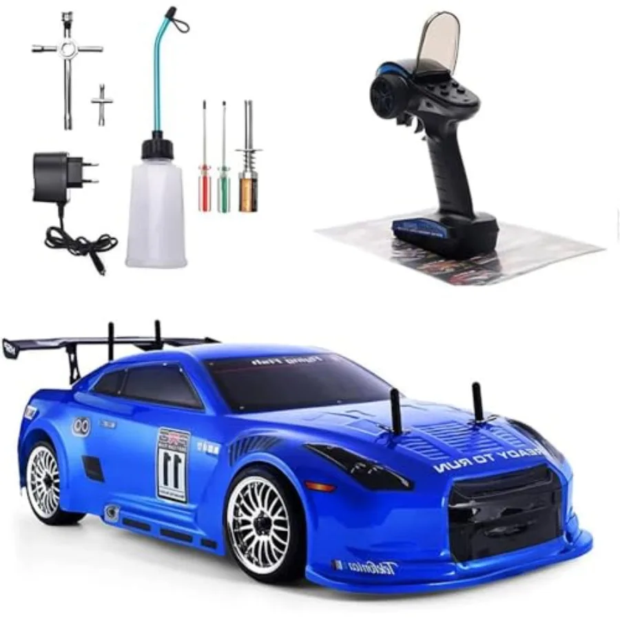 Nitro RC Cars Truck 1/10 Two Speed Nitro Gas Power Truck for Adult Professional Fast Drift Remote Control Car Nitrogen Drive 4W
Nitro RC Cars Truck 1/10 Two Speed Nitro Gas Power Truck for Adult Professional Fast Drift Remote Control Car Nitrogen Drive 4W
