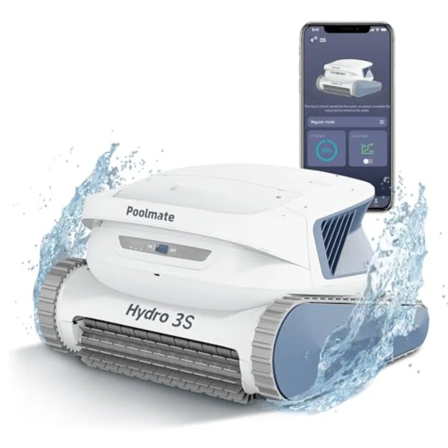 Cordless Pool Vacuum for Inground and Above Ground Pools 300 Min Runtime Smart S-Path Navigation 4.1L Filter Basket Auto Waterl
Cordless Pool Vacuum for Inground and Above Ground Pools 300 Min Runtime Smart S-Path Navigation 4.1L Filter Basket Auto Waterl
