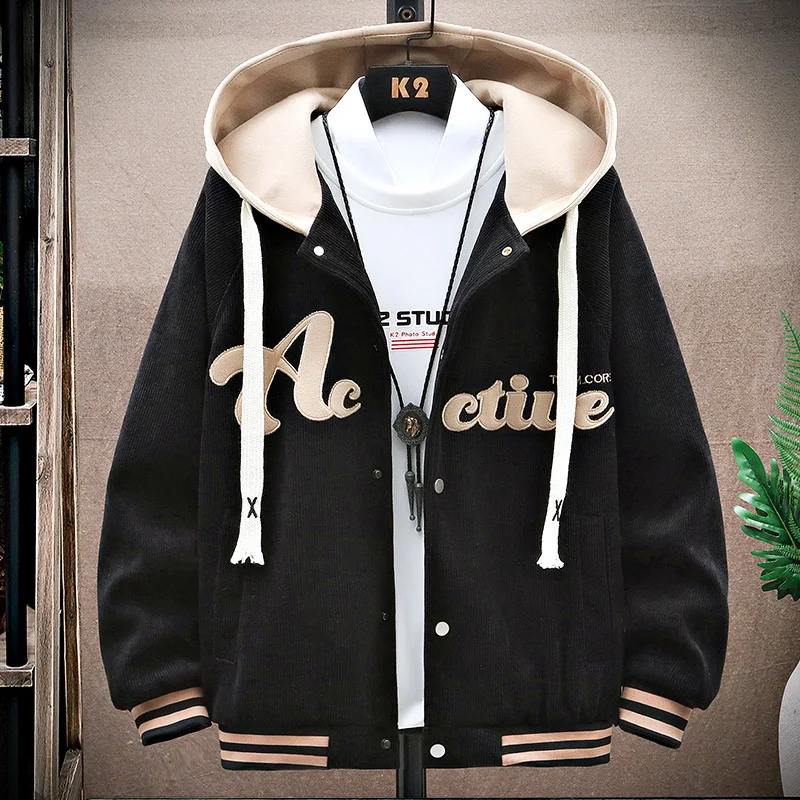 Fashion 2024 Spring Autumn Hooded Jackets Men's Windbreaker Casual Loose Coats Streetwear Baseball Jacket Youth Tops Clothing
Fashion 2024 Spring Autumn Hooded Jackets Men's Windbreaker Casual Loose Coats Streetwear Baseball Jacket Youth Tops Clothing
