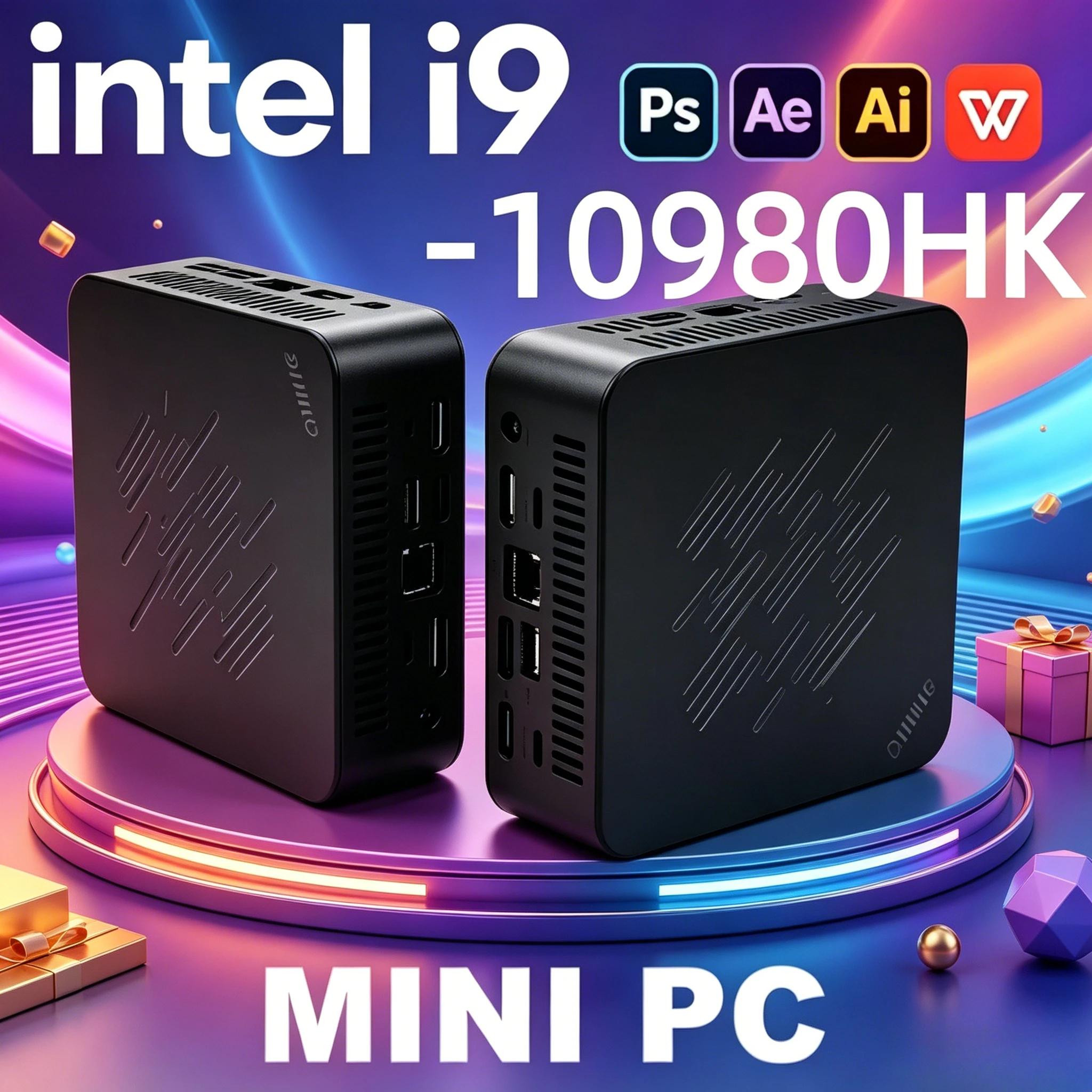Intel Core i9 10980HK Small Pocket Compute Gaming 16GB RAM 1TB 2TB SSD UHD Graphics WiFi6 minipc 4K
Intel Core i9 10980HK Small Pocket Compute Gaming 16GB RAM 1TB 2TB SSD UHD Graphics WiFi6 minipc 4K
