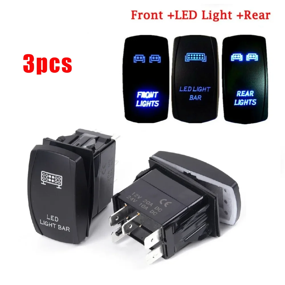 For UTV Polaris RZR 900 1000 Ranger Interior Parts Brand 3PCS Front&Rear LED Light Bar Rocker Switches & Relays
For UTV Polaris RZR 900 1000 Ranger Interior Parts Brand 3PCS Front&Rear LED Light Bar Rocker Switches & Relays