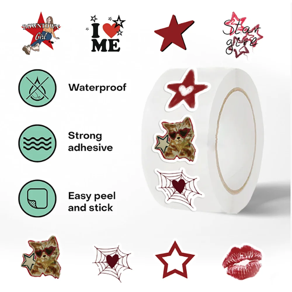 500pcs Downtown Girl Stickers DIY Aesthetic Handbook Materials Decoration Sealing Stickers
500pcs Downtown Girl Stickers DIY Aesthetic Handbook Materials Decoration Sealing Stickers