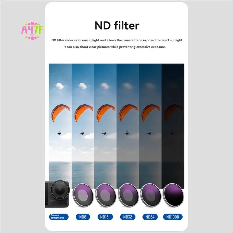 A47F-For DJI Osmo Action 4 ND CPL Filter Kit Lens Set CPL ND8/16/32/64/1000 Filters For Action 4 Action Camera
A47F-For DJI Osmo Action 4 ND CPL Filter Kit Lens Set CPL ND8/16/32/64/1000 Filters For Action 4 Action Camera