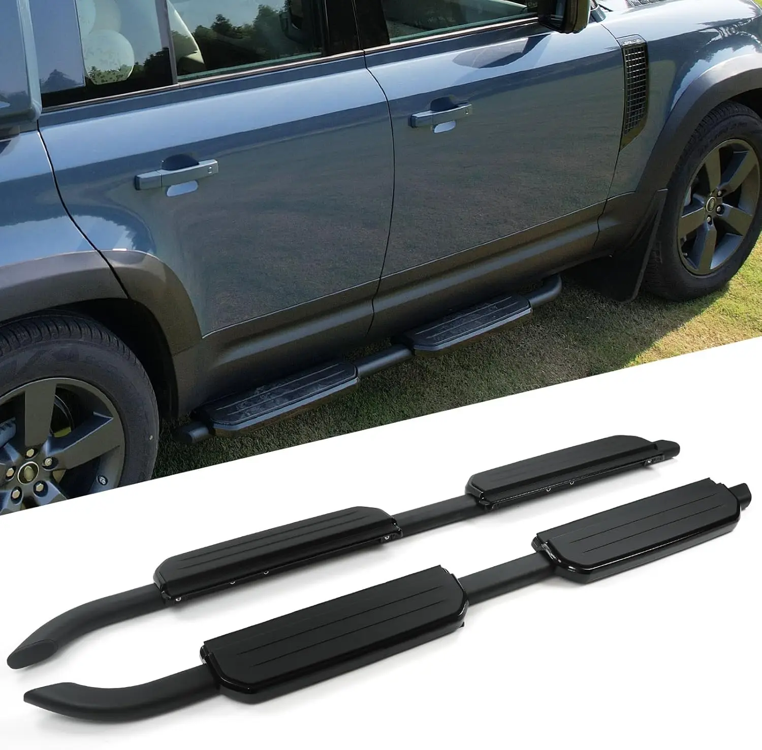 Боковые подножки для Land Rover Defender 110 130 L663 4DOOR 2020 2021 2022 2023 2024 2025, черный
Боковые подножки для Land Rover Defender 110 130 L663 4DOOR 2020 2021 2022 2023 2024 2025, черный