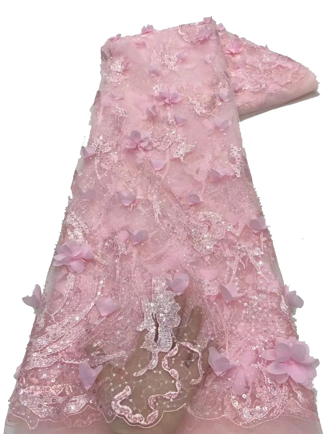 2024 Fine 3D Flower Sequins Tulle Lace, Premium African Style Sequins, Fashion Evening Dresses/5yards
2024 Fine 3D Flower Sequins Tulle Lace, Premium African Style Sequins, Fashion Evening Dresses/5yards