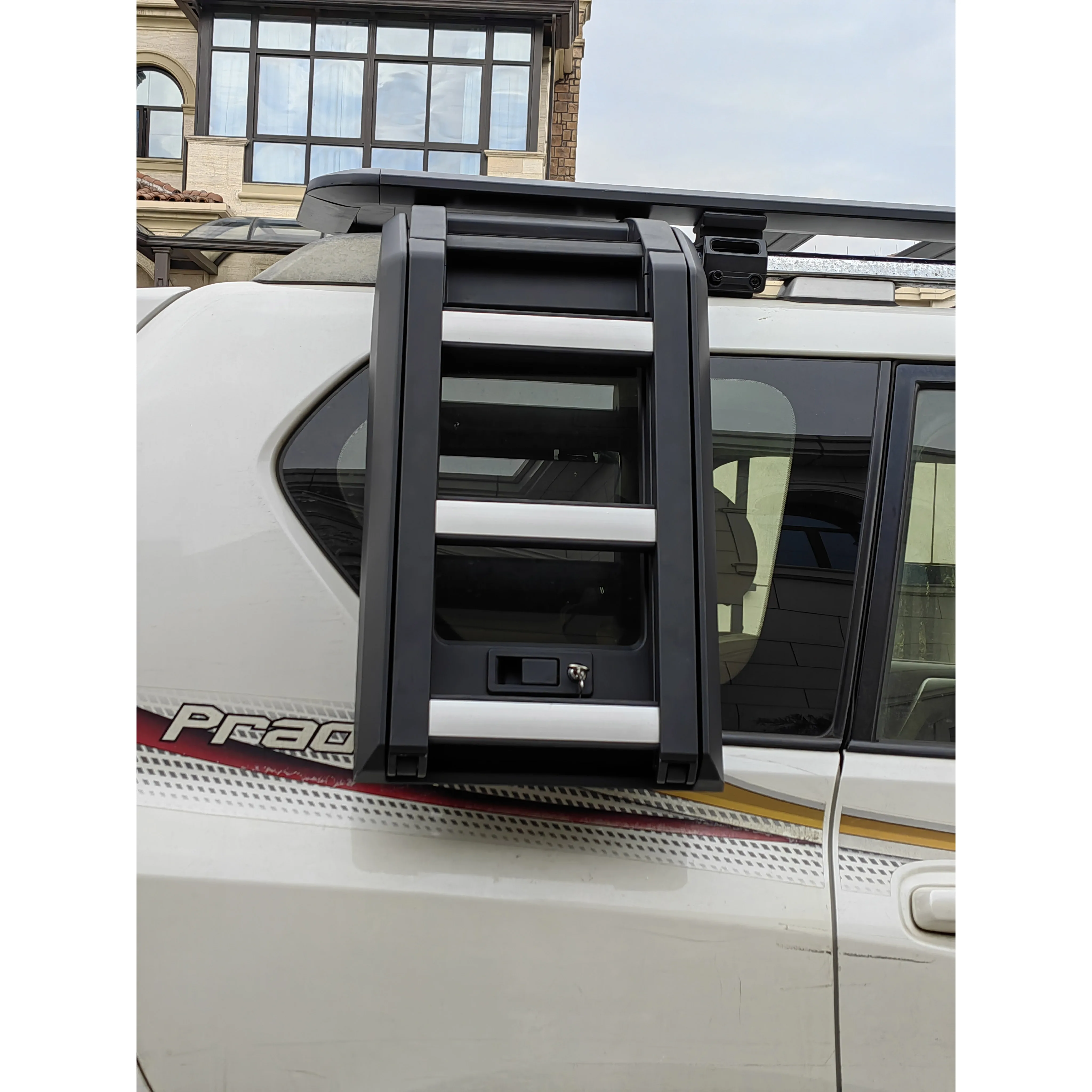 Car Luggage Rack Side Ladder Car Side Door Ladder for LC200 2008-2021 for LC300 2022-2024 for Prado 2009-2023 FJ 150custom
Car Luggage Rack Side Ladder Car Side Door Ladder for LC200 2008-2021 for LC300 2022-2024 for Prado 2009-2023 FJ 150custom