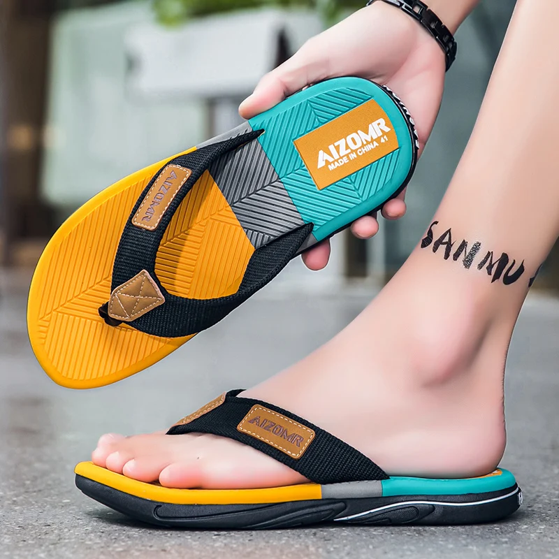 Internet Famous Men's Sandals Summer Beach Slip-On Anti-Slip Soft Bottom Slippers Driving Thong Slippers Trendy Flat Heel EVA
Internet Famous Men's Sandals Summer Beach Slip-On Anti-Slip Soft Bottom Slippers Driving Thong Slippers Trendy Flat Heel EVA