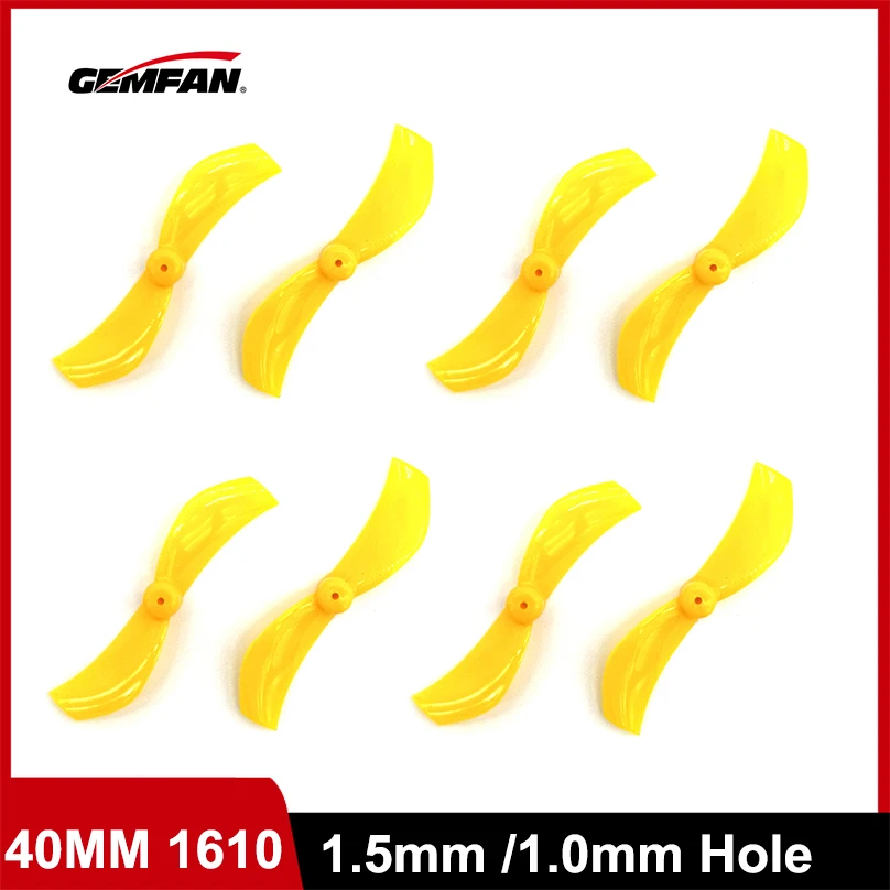 Gemfan (20 CW + 20 CCW) 40 мм 1610 2-лопастной пропеллер для ПК 1 мм 1,5 мм Отверстие для RC FPV Racing Freestyle Tinywhoop Замена дронов
Gemfan (20 CW + 20 CCW) 40 мм 1610 2-лопастной пропеллер для ПК 1 мм 1,5 мм Отверстие для RC FPV Racing Freestyle Tinywhoop Замена дронов