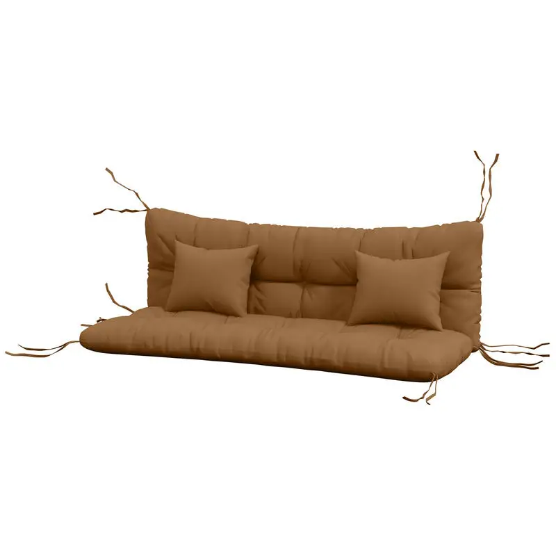Outsunny 59" Tufted Bench Cushions & Throw Pillows, Replacement Bench Seat Pad, Back & 2 Pillows for Outdoor Furniture, Tan
Outsunny 59" Tufted Bench Cushions & Throw Pillows, Replacement Bench Seat Pad, Back & 2 Pillows for Outdoor Furniture, Tan