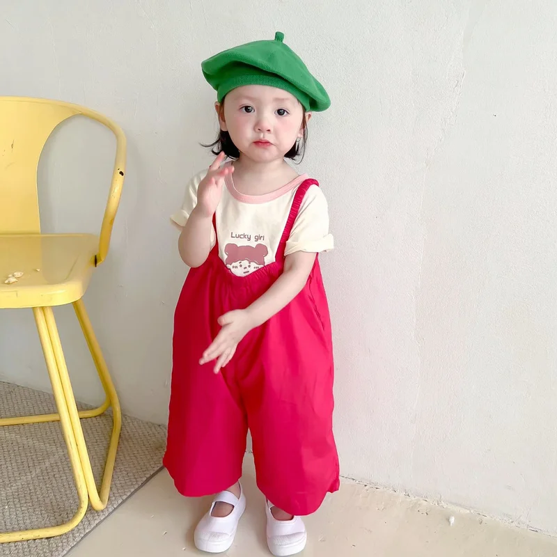 Kids Overalls for Girls Trousers Comfortable 95% Natural Cotton Children's Pants Korean Style Children's Clothing Baby Clothes
Kids Overalls for Girls Trousers Comfortable 95% Natural Cotton Children's Pants Korean Style Children's Clothing Baby Clothes