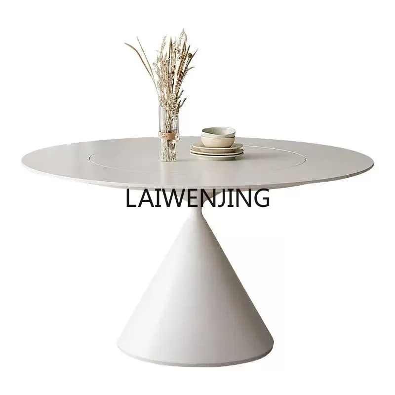 HLZ rock slab dining table round modern simple pure white black round table small apartment household dining table
HLZ rock slab dining table round modern simple pure white black round table small apartment household dining table