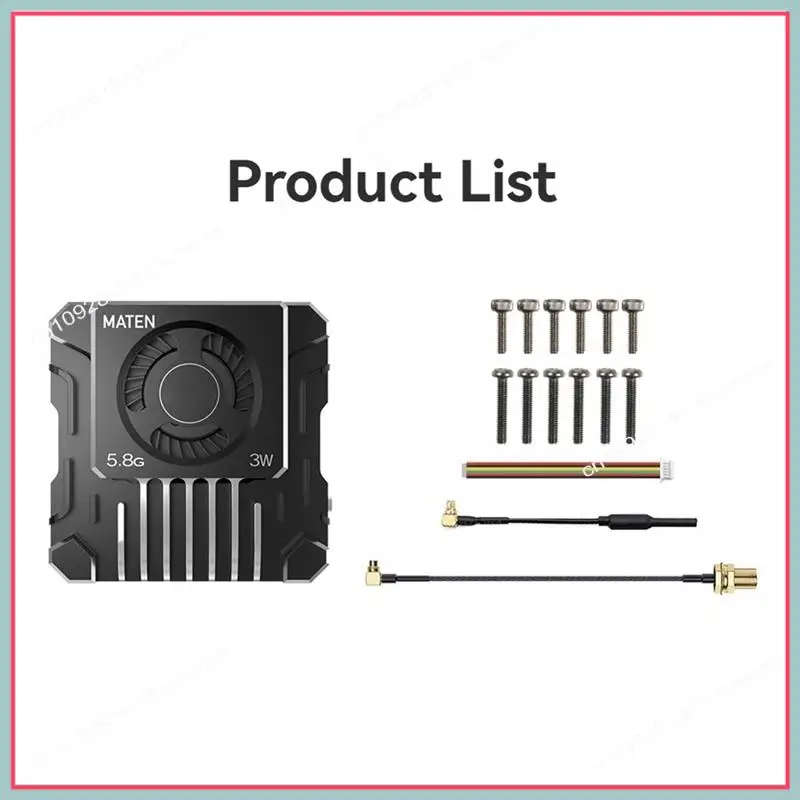 N94R 5.8G 3W VTX PRO 80CH FPV Video Transmission MMCX Built-In MIC For FPV Drone RC Model Long Range Flight
N94R 5.8G 3W VTX PRO 80CH FPV Video Transmission MMCX Built-In MIC For FPV Drone RC Model Long Range Flight