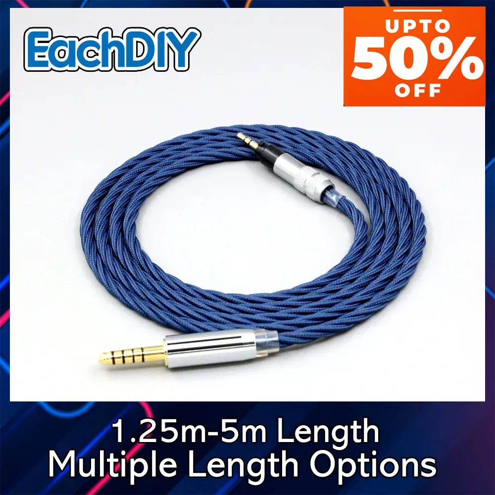 OCC Graphene Sleeved Pure 99% Silver Alloy Full Earphone Cable For Sennheiser Urbanite XL On Over Ear Headphone LN008573
OCC Graphene Sleeved Pure 99% Silver Alloy Full Earphone Cable For Sennheiser Urbanite XL On Over Ear Headphone LN008573