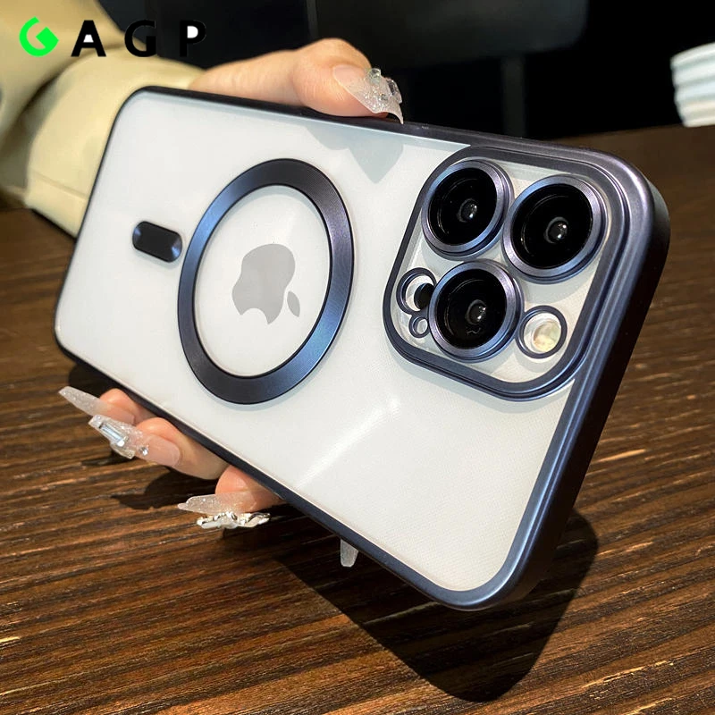 Matte Titanium Color Magnetic Case for IPhone 15 14 13 12 11 Pro Max Plus Soft Plating 15promax 14promax Magsafe Cases Cover
Matte Titanium Color Magnetic Case for IPhone 15 14 13 12 11 Pro Max Plus Soft Plating 15promax 14promax Magsafe Cases Cover