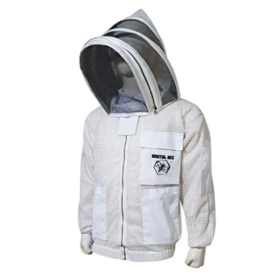 3 Layer Beekeeping Ventilated Jacket Fully Protection Beekeepers Ultralight Beekeeping Jacket with Fencing Veil
3 Layer Beekeeping Ventilated Jacket Fully Protection Beekeepers Ultralight Beekeeping Jacket with Fencing Veil