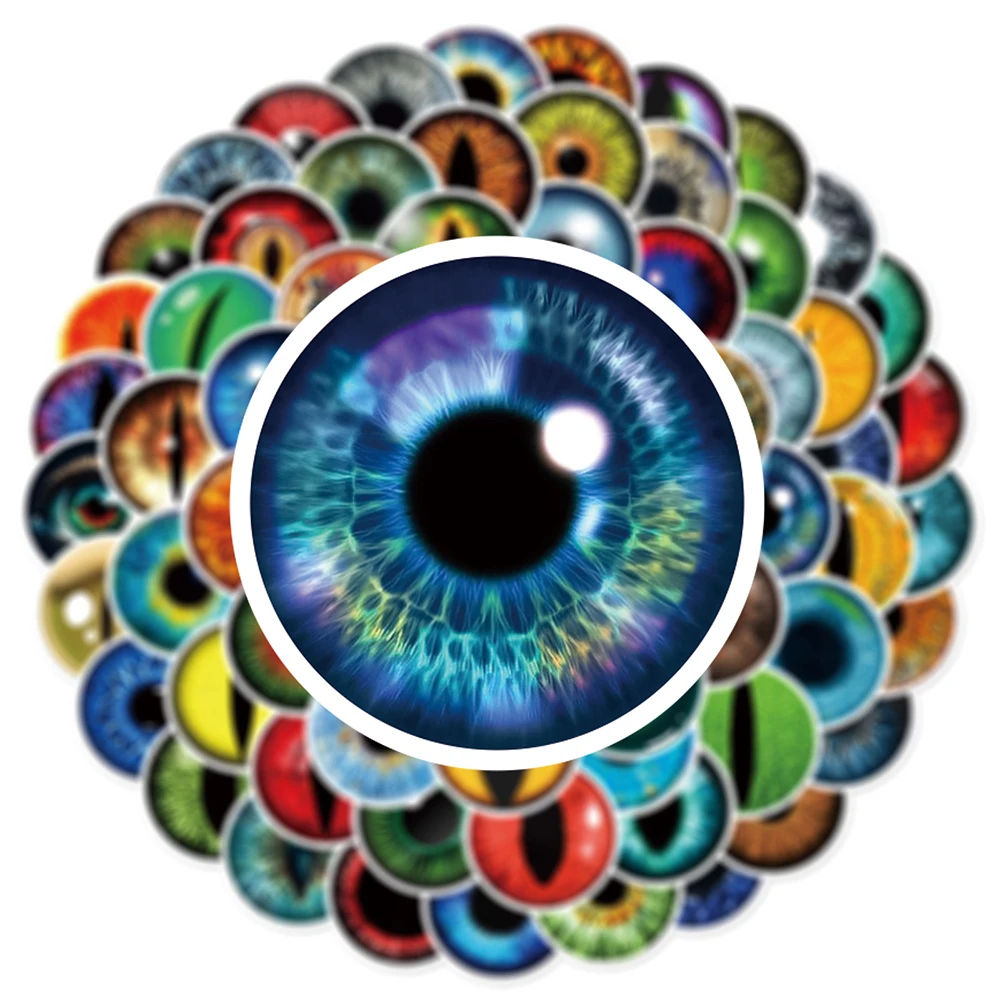 10/40/80pcs Cartoon Horror Eyeball Waterproof Stickers Decals Motorcycle Laptop Phone Car Skateboard Decoration Sticker Kids Toy
10/40/80pcs Cartoon Horror Eyeball Waterproof Stickers Decals Motorcycle Laptop Phone Car Skateboard Decoration Sticker Kids Toy
