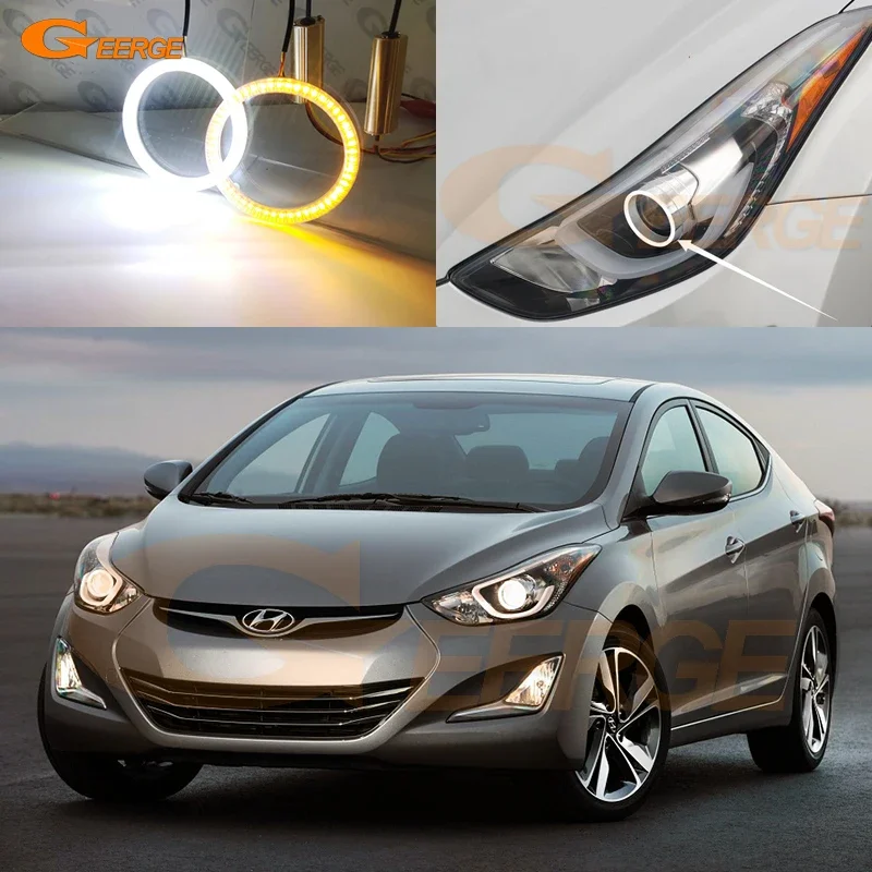 For Hyundai Elantra MD UD i35 Avante 2011 2012 - 2016 Ultra Bright A/W Switchback DRL Turn Signal LED Angel Eyes Kit Halo Rings
For Hyundai Elantra MD UD i35 Avante 2011 2012 - 2016 Ultra Bright A/W Switchback DRL Turn Signal LED Angel Eyes Kit Halo Rings
