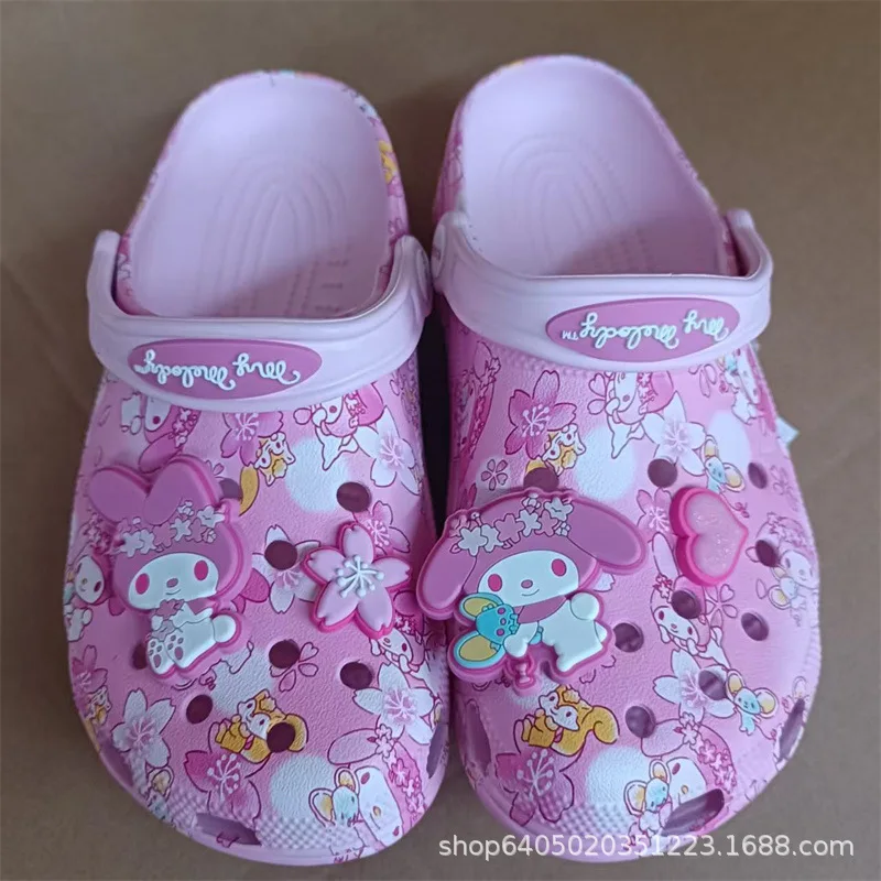 Cute Sanrio My Melody Floral Eva Clog Sandals for Teen Girls, Soft Sole Non-Slip Breathable Mules, Slip On Summer Outdoor Home
Cute Sanrio My Melody Floral Eva Clog Sandals for Teen Girls, Soft Sole Non-Slip Breathable Mules, Slip On Summer Outdoor Home