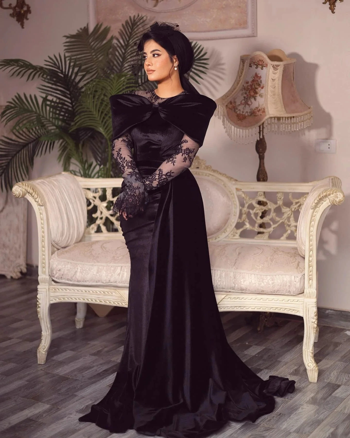 Customized Long Sleeves Prom Dresses O-Neck Party Pleated Lace Evening Dresses Floor Length Party Dresses
Customized Long Sleeves Prom Dresses O-Neck Party Pleated Lace Evening Dresses Floor Length Party Dresses