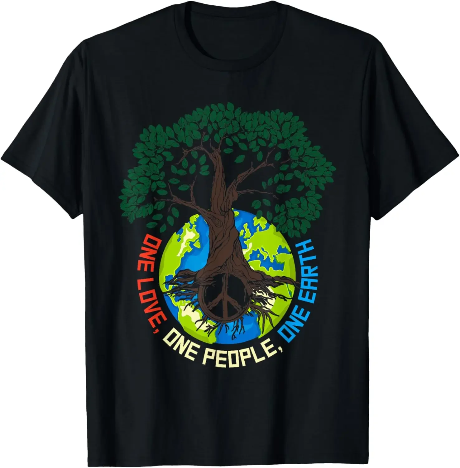 Peace Tree Earth One Love People Environmental Graphic Tee Unisex Summer Streetwear T-Shirt
Peace Tree Earth One Love People Environmental Graphic Tee Unisex Summer Streetwear T-Shirt