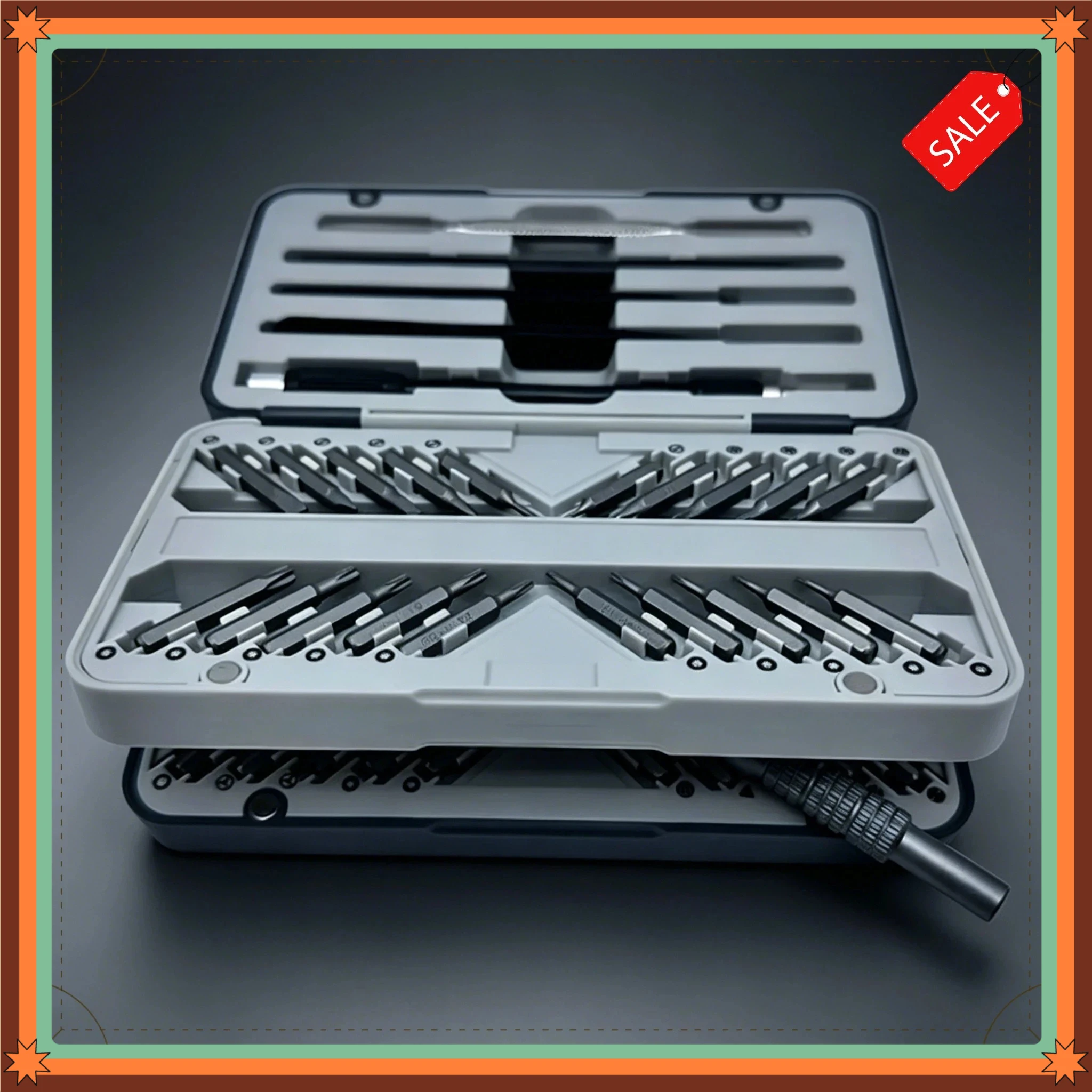 66-In-1 Precision Screwdriver Set Magnetic Bits Professional Maintenance Hand Tools with Portable Storage Case
66-In-1 Precision Screwdriver Set Magnetic Bits Professional Maintenance Hand Tools with Portable Storage Case