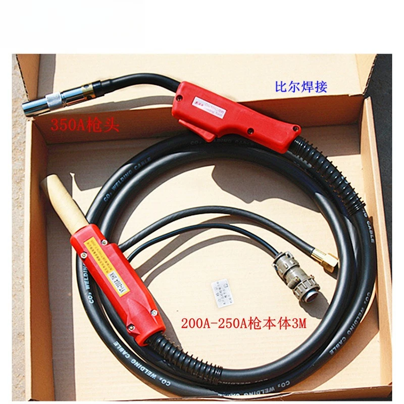 250A CO2 Welding Torch Interchangeable Parts Compatible with 350A MIG Welding Gun
250A CO2 Welding Torch Interchangeable Parts Compatible with 350A MIG Welding Gun