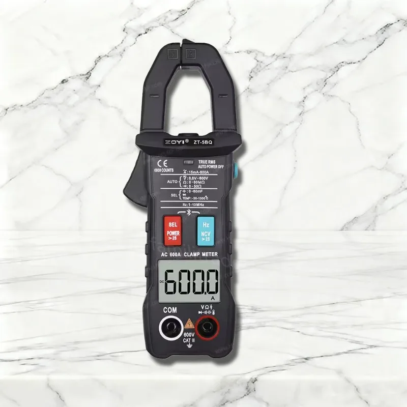 ZOYI ZT-5BQ Digital Bluetooth Multimeter Clamp Meter 6000 Count True RMS DC/AC Voltage Tester AC Current Hz#familitrade
ZOYI ZT-5BQ Digital Bluetooth Multimeter Clamp Meter 6000 Count True RMS DC/AC Voltage Tester AC Current Hz#familitrade
