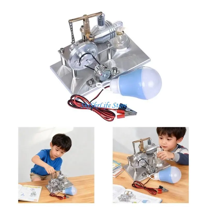 E65E Stirling Engine Generator Model Thermal Energy Conversion Demonstrator Device
E65E Stirling Engine Generator Model Thermal Energy Conversion Demonstrator Device
