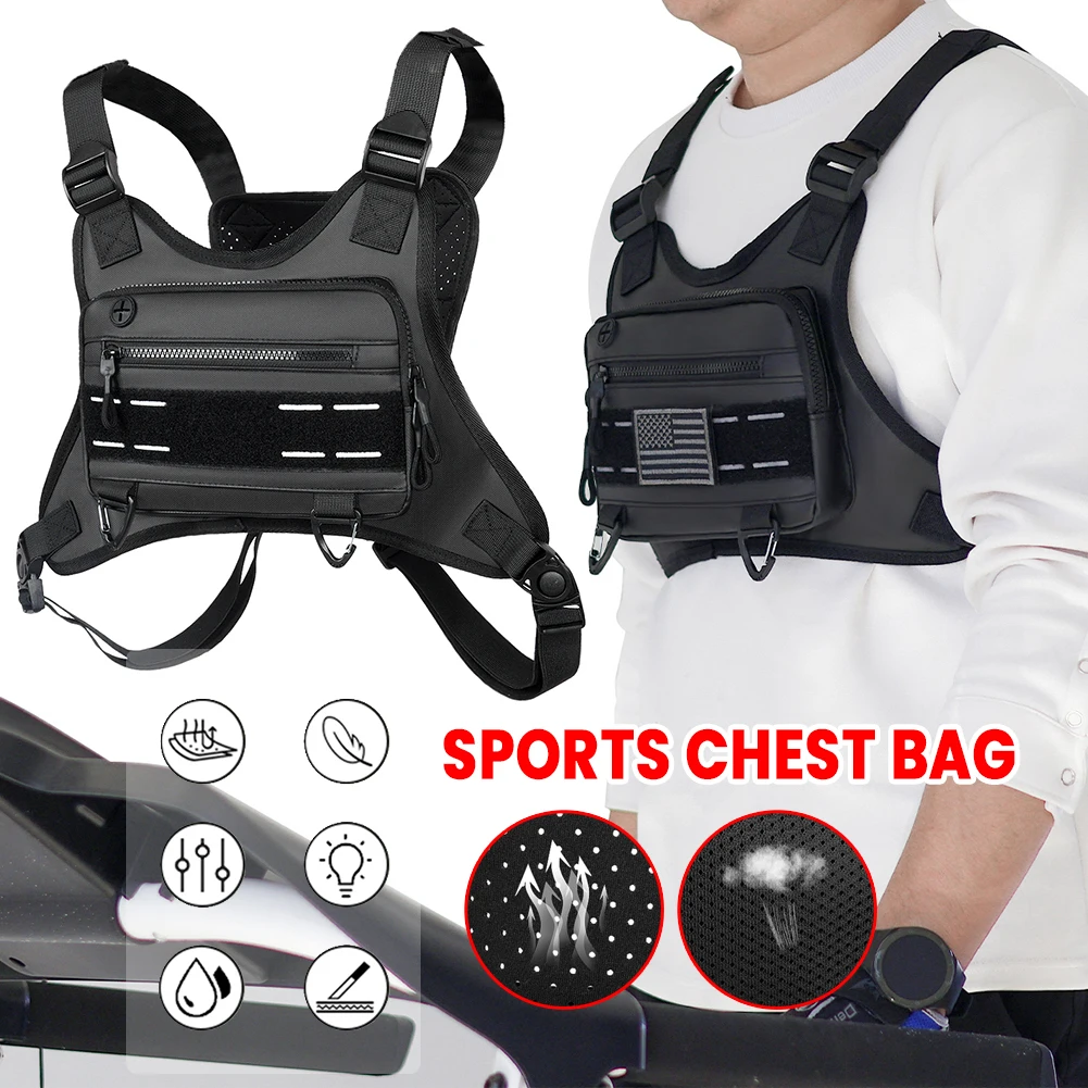 Тактический рюкзак унисекс с регулируемыми ремнями, мотоциклетная нагрудная сумка, большая вместительная спортивная велосипедная сумка для альпинизма на открытом воздухе
Тактический рюкзак унисекс с регулируемыми ремнями, мотоциклетная нагрудная сумка, большая вместительная спортивная велосипедная сумка для альпинизма на открытом воздухе