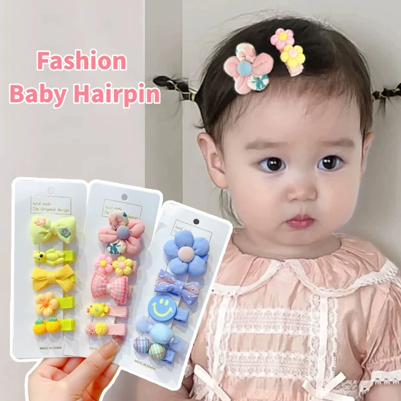 5Pcs/Set Cute Cartoon Fruit Bow Flower Hairpins For Kids Sweet Fashion Children Hair Clip Barrettes Hair Accessories Headwear
5Pcs/Set Cute Cartoon Fruit Bow Flower Hairpins For Kids Sweet Fashion Children Hair Clip Barrettes Hair Accessories Headwear