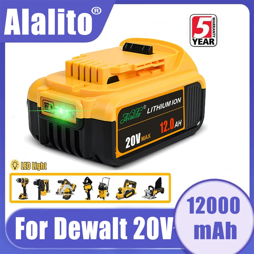 Модернизированная батарея DCB200 20 в 12000 мАч, зарядное устройство для Dewalt 20 в DCB184 DCB200 DCB182 DCB180 DCB181 DCB182 DCB201 инструменты, аккумулятор
Модернизированная батарея DCB200 20 в 12000 мАч, зарядное устройство для Dewalt 20 в DCB184 DCB200 DCB182 DCB180 DCB181 DCB182 DCB201 инструменты, аккумулятор