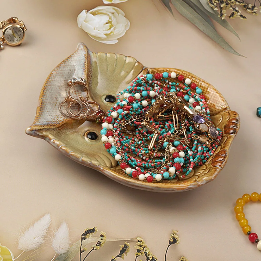 Ceramic Fruit Plate Owl Design Microwave Safe Dish for Snack Dessert Serving Home Restaurant Use Storage Holder
Ceramic Fruit Plate Owl Design Microwave Safe Dish for Snack Dessert Serving Home Restaurant Use Storage Holder