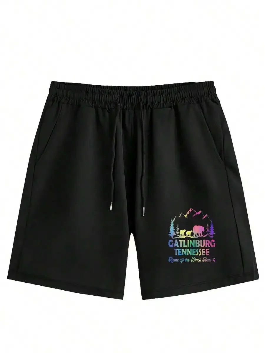 Colorful Mountain Bear Print Mens Casual Shorts Gatlinburg Tennessee Outdoor Summer Wear
Colorful Mountain Bear Print Mens Casual Shorts Gatlinburg Tennessee Outdoor Summer Wear