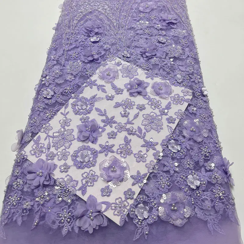 Green Lace Mesh Fabric, Tube Bead & Bubble Beads Embroidery,3D Floral Sequin Material for Wedding Dress, Evening Gown& Kids Wear
Green Lace Mesh Fabric, Tube Bead & Bubble Beads Embroidery,3D Floral Sequin Material for Wedding Dress, Evening Gown& Kids Wear