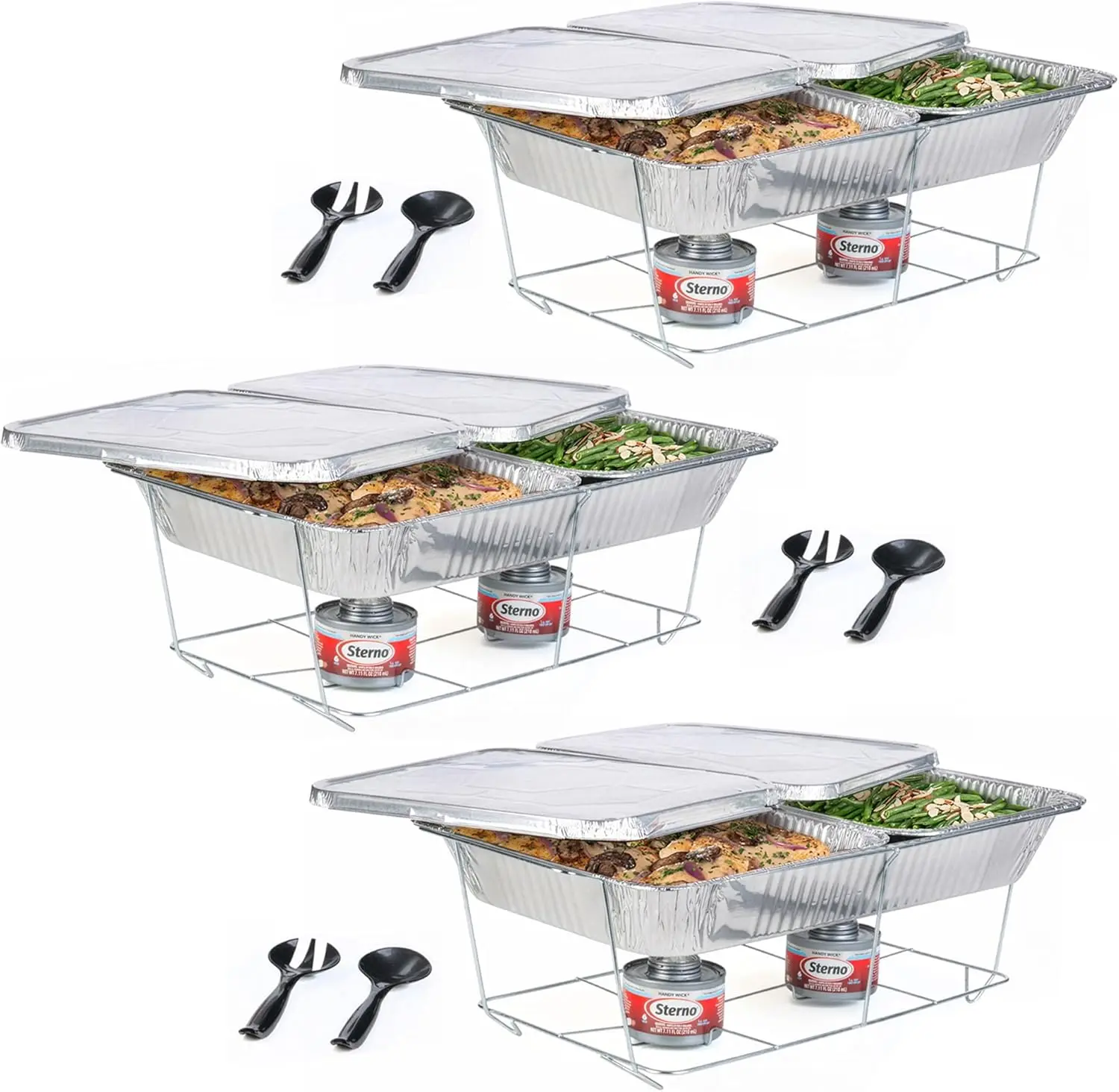 30-Piece Chafing Dish Buffet Set, 6-Hour Food Warmers for Parties, Catering, Complete Warming Trays
30-Piece Chafing Dish Buffet Set, 6-Hour Food Warmers for Parties, Catering, Complete Warming Trays