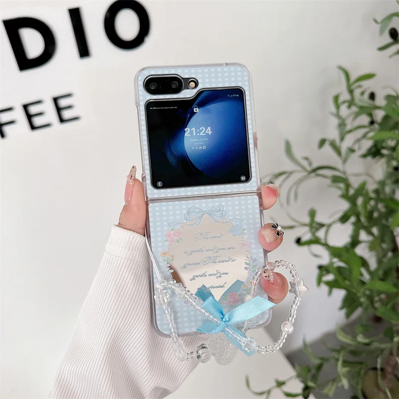 Mirror Blue Phone Case For Samsung Galaxy Z Flip 7 6 5 4 Protective Back Cover For ZFlip5 ZFlip6 ZFlip7 Case Shell
Mirror Blue Phone Case For Samsung Galaxy Z Flip 7 6 5 4 Protective Back Cover For ZFlip5 ZFlip6 ZFlip7 Case Shell