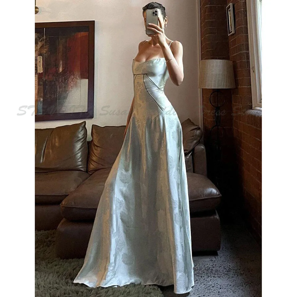 Design Fashion Prom Dresses Girls Square Collar Spaghetti Strap A Line Alliques High Quality Backless Sleeveless Banquet Gowns
Design Fashion Prom Dresses Girls Square Collar Spaghetti Strap A Line Alliques High Quality Backless Sleeveless Banquet Gowns